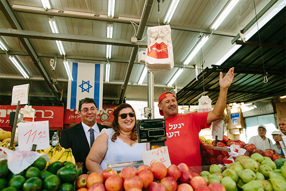 לוקיישן צילומים שוק הכרמל