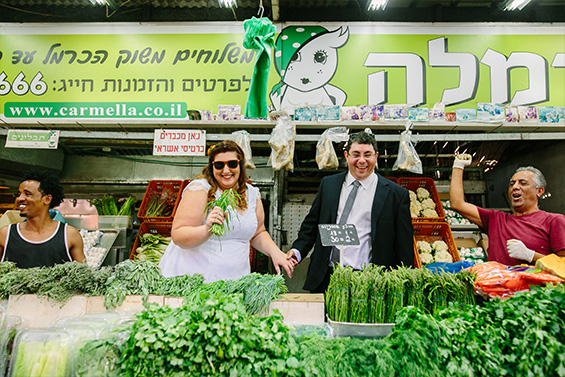 שוק הכרמל חתן וכלה