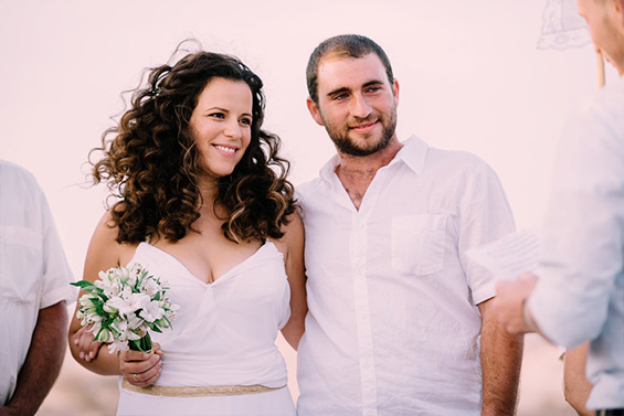 חתן וכלה בטבע