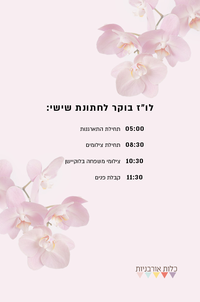 לוז שישי בוקר