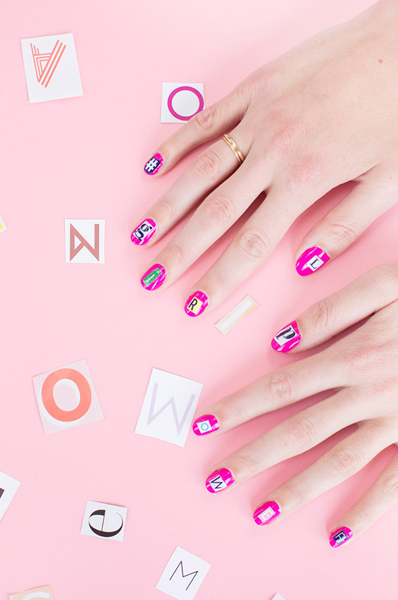 gallery high RANSOM NOTE MANICURE 2