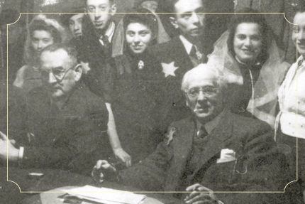 חתונה בגטו. לודז', פולין.