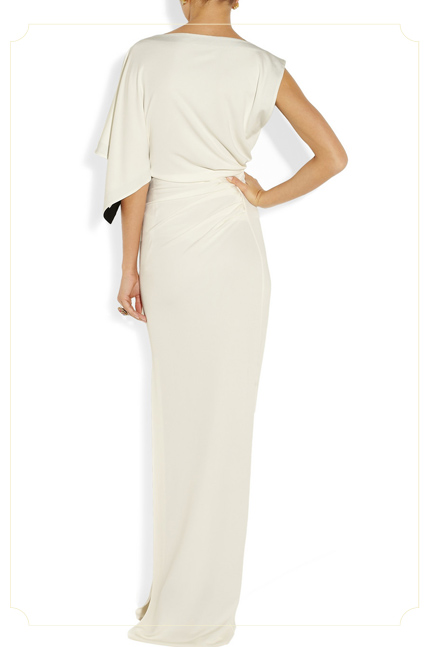 VIONNET - Draped jersey-crepe gown