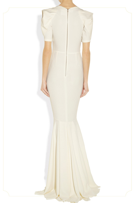 ROLAND MOURET - Jansen stretch-crepe gown