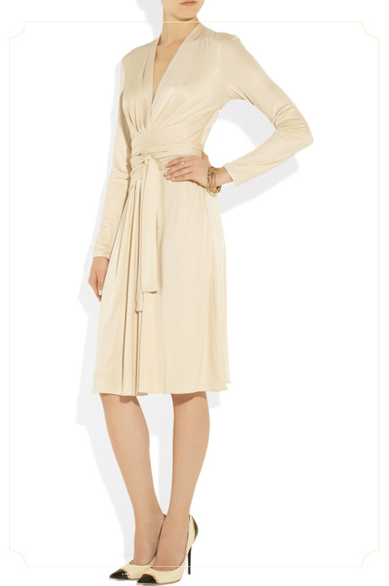 ISSA - Wrap-effect silk-jersey dress