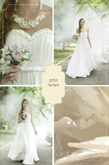 שמלה: אוה על קרנש, שרשרת: נעמה ברוש ל'כרמליטה'  