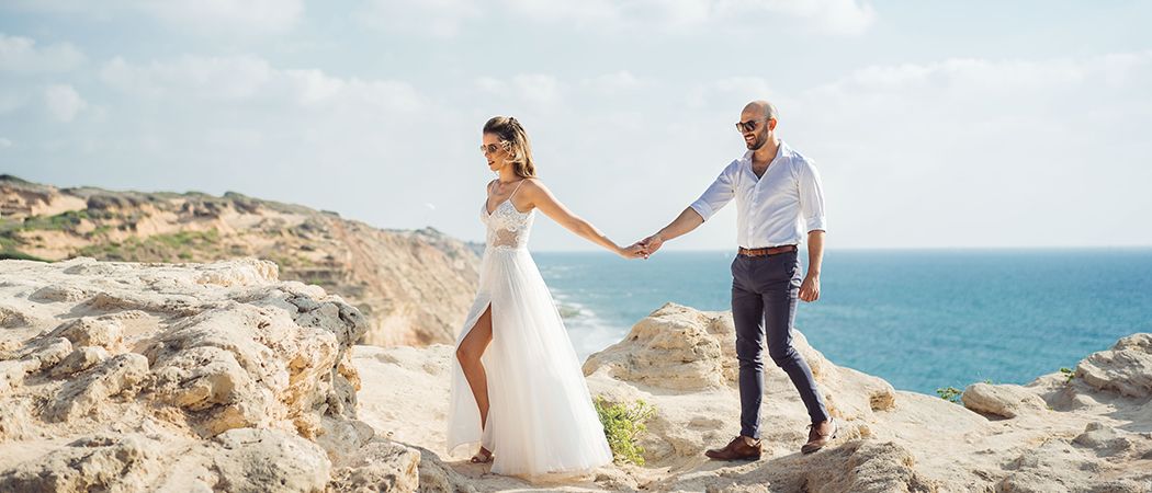 טרופי-שיק מגניב בחתונה השמחה של עדי ויובל