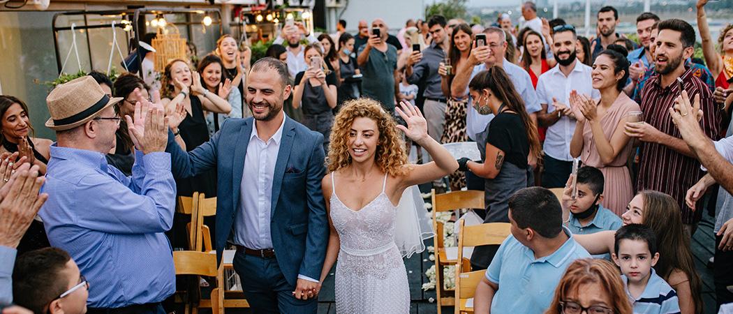 רופטופ תלאביבי: חתונה בוטיקית בחדרפרטי