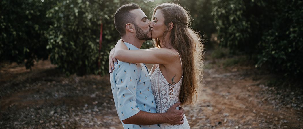 בוהו-שיק קליל ועדין: החתונה של נופר ואביב