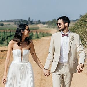 מינימליזם מושלם. ואבוקדו: החתונה של הדס ועמית