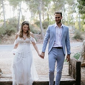 חתונת טבע מושלמת בדקה התשעים: החגיגה של בת אל ועומרי