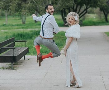 חתונת הקרקס הוינטאג׳ית של מאיה וחן