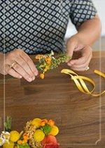 עשינו זאת בעצמנו: זר פרחים חגיגי