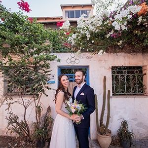 פרחוניות ישראלית מרהיבה עם טאצ&#039; אמריקאי: החתונה של מאיה וחן