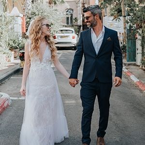 וייב רומנטי מתוק ומסיבה עד הבוקר: החתונה של מאיה ועידו